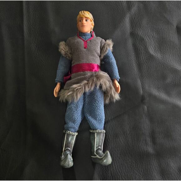 Disney Store FROZEN Kristoff 12" Doll Classic Winter Outfit Kids Toys Boy Figure - Picture 1 of 9